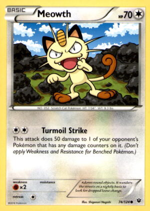 XY - Fates Collide #74/124 Meowth