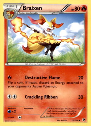XY - Fates Collide #12/124 Braixen