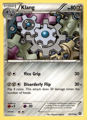 XY - Steam Siege #72/114 Klang