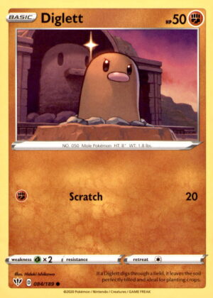 SWSH03: Darkness Ablaze #084/189 Diglett