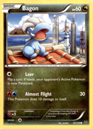 XY - Roaring Skies #55/108 Bagon (55)