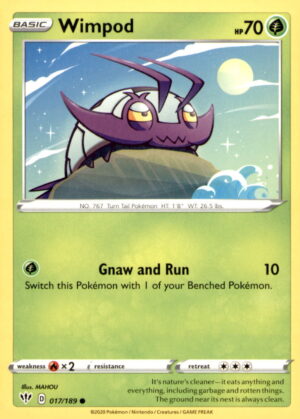 SWSH03: Darkness Ablaze #017/189 Wimpod