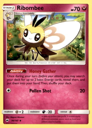 SM - Burning Shadows #96/147 Ribombee