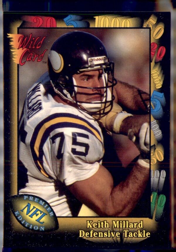 1991 Wild Card #72 Keith Millard