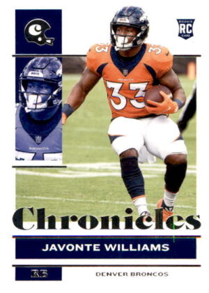 2021 Panini Chronicles #31 Javonte Williams Pink