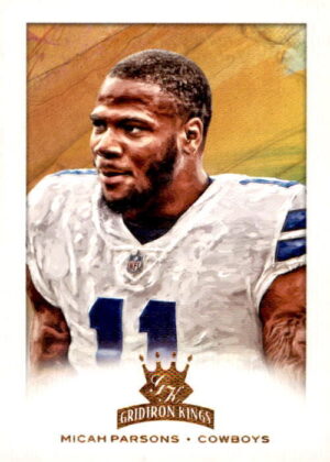 2021 Panini Chronicles #GK-35 Micah Parsons Gridiron Kings Pink