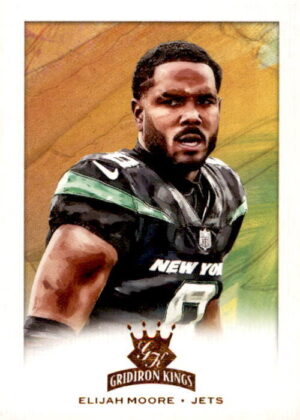 2021 Panini Chronicles #GK-30 Elijah Moore Gridiron Kings