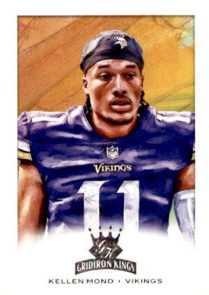 2021 Panini Chronicles #GK-6 Kellen Mond Gridiron Kings Pink