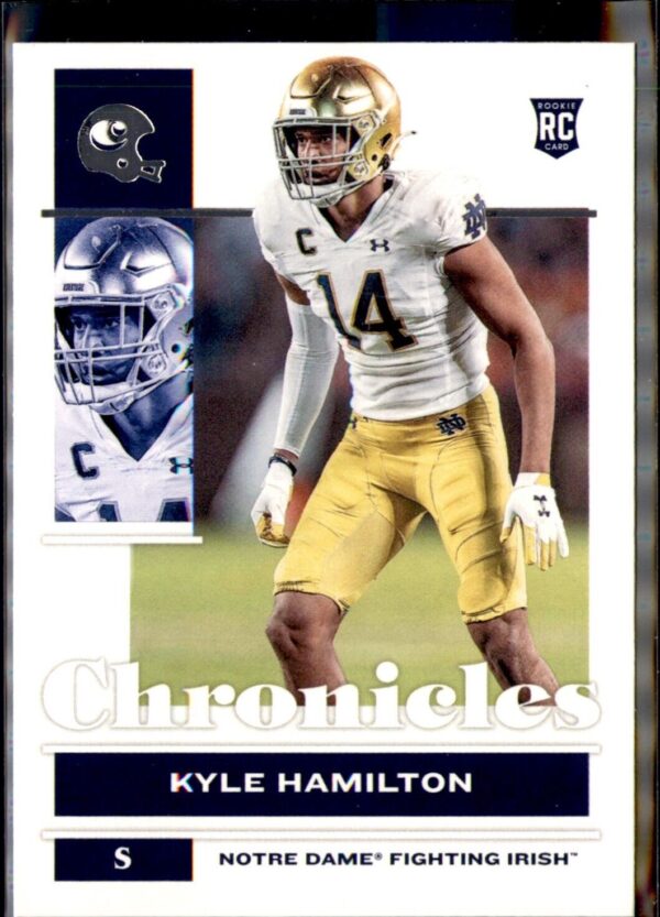 2022 Panini Chronicles Draft Picks #4 Kyle Hamilton Bronze