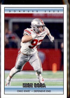2022 Panini Chronicles Draft Picks #15 Nick Bosa Donruss Retro