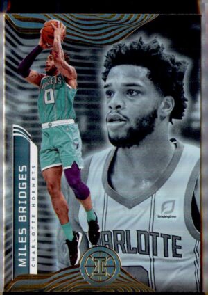 2021-22 Panini Illusions #58 Miles Bridges Emerald