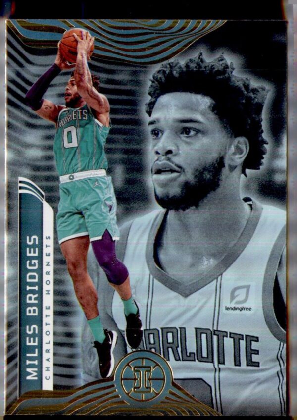2021-22 Panini Illusions #58 Miles Bridges Emerald