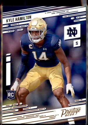 2022 Panini Chronicles Draft Picks #4 Kyle Hamilton Prestige