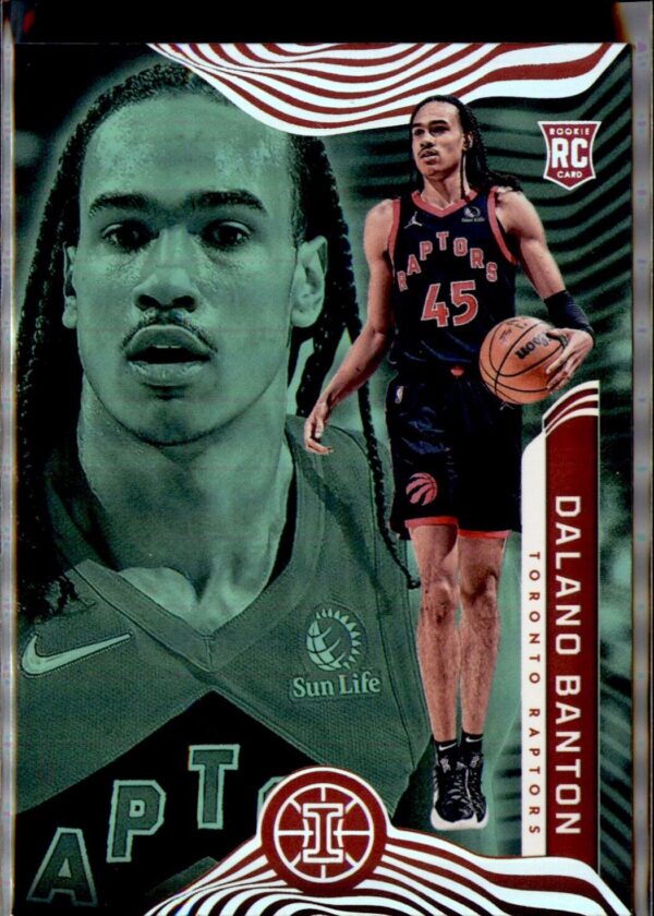 2021-22 Panini Illusions #192 Dalano Banton Emerald