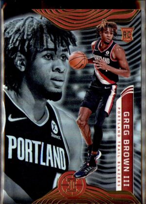 2021-22 Panini Illusions #190 Greg Brown III