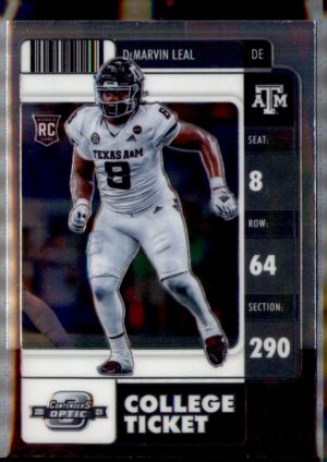 2022 Panini Chronicles Draft Picks #34 DeMarvin Leal Contenders Optic