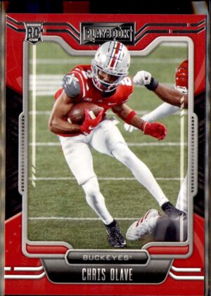 2022 Panini Chronicles Draft Picks #10 Chris Olave Playbook