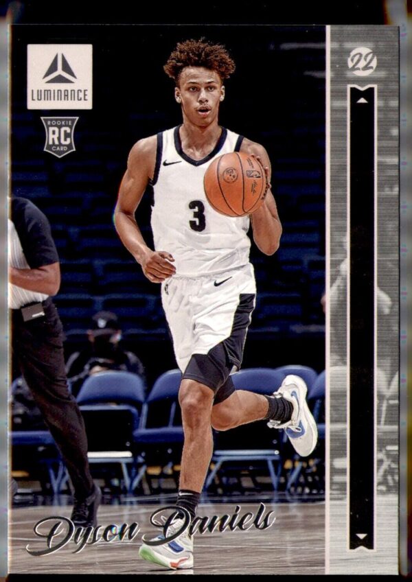 2022 Panini Chronicles Draft Picks #7 Dyson Daniels Luminance
