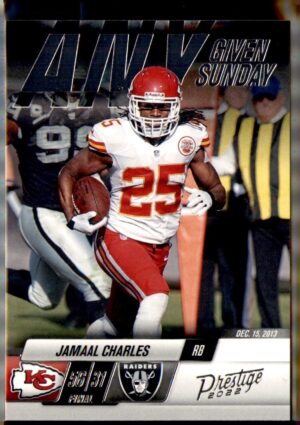 2022 Panini Prestige #17 Jamaal Charles Any Given Sunday