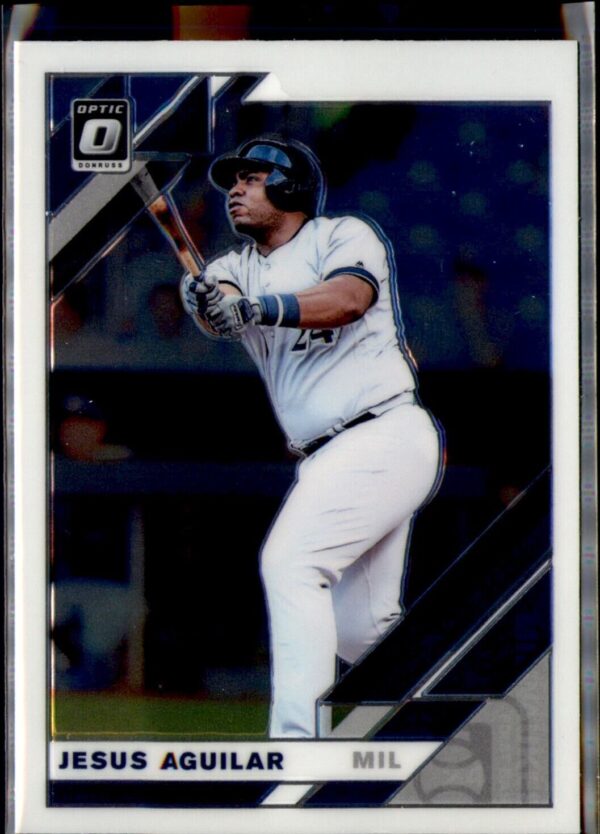 2019 Donruss Optic #166 Jesus Aguilar
