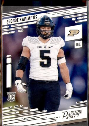 2022 Panini Chronicles Draft Picks #23 George Karlaftis Prestige