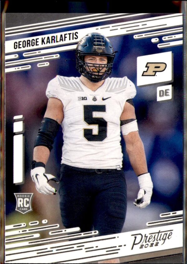 2022 Panini Chronicles Draft Picks #23 George Karlaftis Prestige