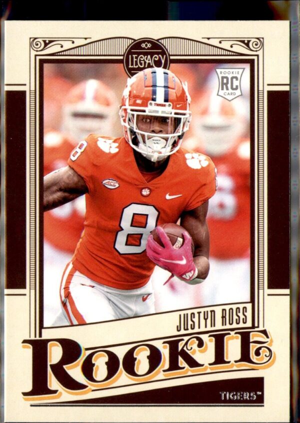 2022 Panini Chronicles Draft Picks #20 Justyn Ross Legacy Rookies