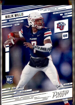 2022 Panini Chronicles Draft Picks #12 Malik Willis Prestige Bronze