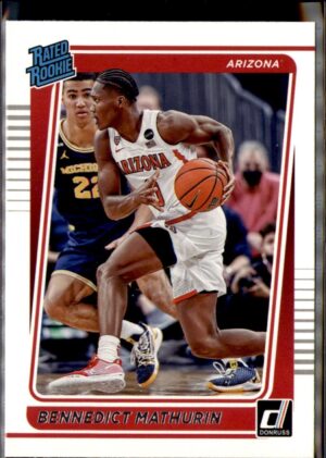 2022 Panini Chronicles Draft Picks #3 Bennedict Mathurin Donruss Rated Rookies