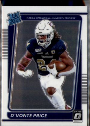 2022 Panini Chronicles Draft Picks #29 D'Vonte Price Donruss Optic Rated Rookie