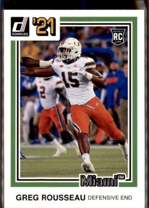 2021 Panini Chronicles Draft Picks #26 Greg Rousseau