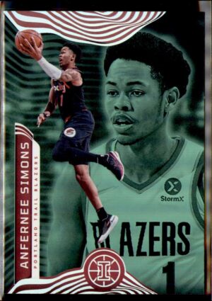 2021-22 Panini Illusions #111 Anfernee Simons Emerald