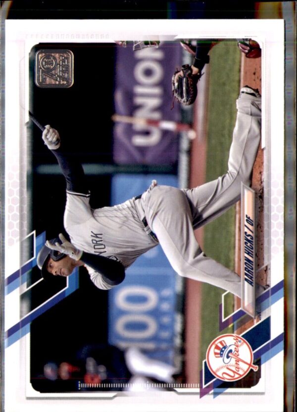 2021 Topps Update #US329 Aaron Hicks