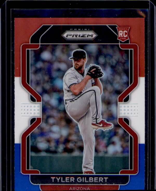 2022 Panini Prizm #8 Tyler Gilbert Red/White/Blue Prizm