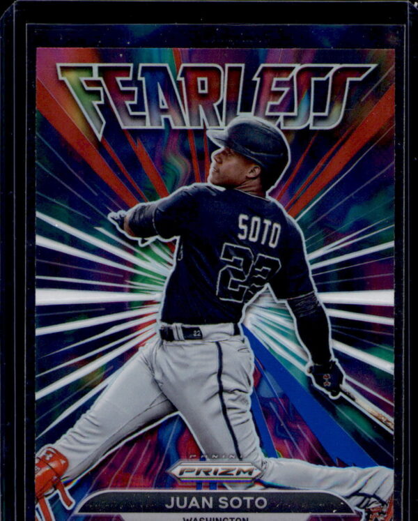 2022 Panini Prizm #FL-11 Juan Soto Fearless Silver Prizm