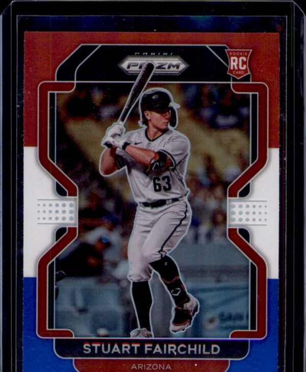 2022 Panini Prizm #68 Stuart Fairchild Red/White/Blue Prizm