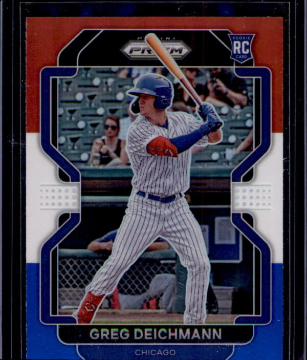 2022 Panini Prizm #57 Greg Deichmann Red/White/Blue Prizm