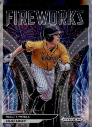 2021 Panini Prizm Draft Picks #F-RT Reed Trimble Fireworks
