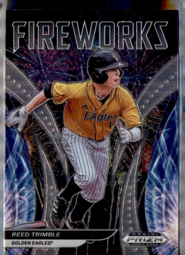 2021 Panini Prizm Draft Picks #F-RT Reed Trimble Fireworks