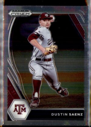 2021 Panini Prizm Draft Picks #PDP112 Dustin Saenz