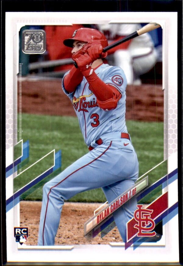 2021 Topps Update #US197b Dylan Carlson Swinging