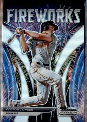 2021 Panini Prizm Draft Picks #F-CC Colton Cowser Fireworks