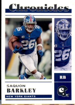 2022 Panini Chronicles #19 Saquon Barkley Pink