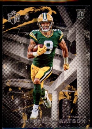2022 Panini Chronicles #GK-15 Christian Watson Gridiron Kings Pink
