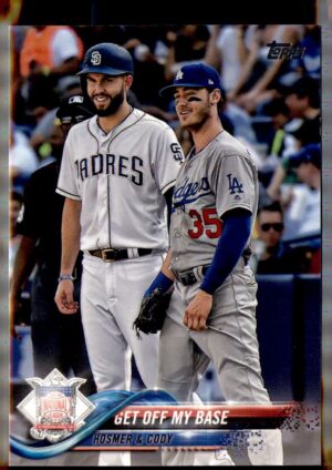 2018 Topps Update #US150 Get Off My Base (Cody Bellinger / Eric Hosmer)
