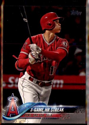 2018 Topps Update #US189 3-Game HR Streak