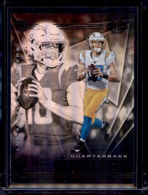 2020 Panini Illusions #7 Justin Herbert Trophy Collection Orange