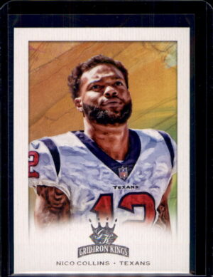 2021 Panini Chronicles #GK-32 Nico Collins Gridiron Kings