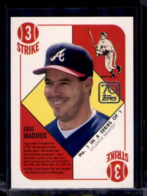 2021 Topps Update #70YT-1 Greg Maddux 70 Years of Topps Baseball