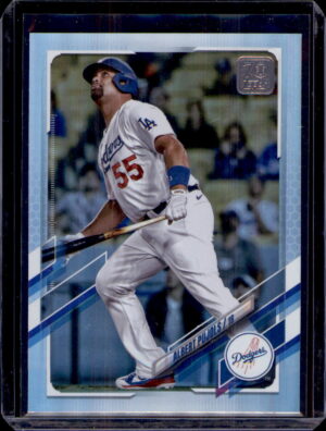 2021 Topps Chrome Update #USC50 Albert Pujols Blue Refractor